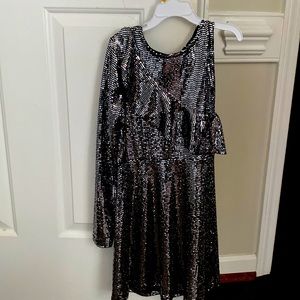 Zara girls disco ball dress